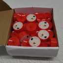 Raycare Red Tea Lights Battery Operated, 24 Pack Long Lasting Electric Votive Candles, Realistic Fake Flameless LED Tea Lights for Wedding Party Thanksgiving Christmas Halloween Decorations