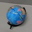 6'' Geographic World Globe for Kids,Educational World Globe with Stand,Decorative Rotating World Map Globes Decor,Political Globe for Classroom Geography Teaching,Kids Room