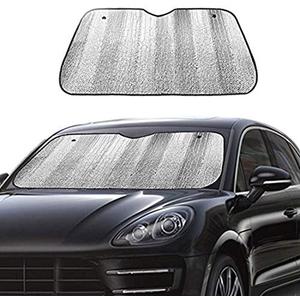 Big Ant Car Windshield Sunshade UV Ray Reflector Auto Window Sun Shade Visor Shield Cover, Keeps Vehicle Cool- Sliver (55" x 27.5")