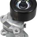 X AUTOHAUX Drive Belt Tensioner Assembly Belt Tensioner for Nissan Maxima 2009-2014 Murano 2009-2014 Altima 2007-2013 11955-JA10A Metal Black Silver Tone