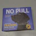 Mayerzon Martingale No Pull Collar for Large Medium Dogs, Patented Dog Walking Training Collar for Pulling, 1.5'' Wide Alloy Buckle, Neoprene Padded, Adjustable, Reflective, Easy to Use (L, Brown)