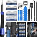 STREBITO Small Precision Screwdriver Set 64-piece with Torx, Triwing, Pentalobe, Electronics Repair Tool Kit for Computer, PC, Laptop, Macbook, Tablet, Phone, PS5, XBOX, Switch, Glass, Ring Doorbell