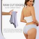 2 x UNDER THE SEA Seamless Underwear for Women Cheeky Low Rise Scalloped Edge Hipster No Show Bikini Panties S-XL