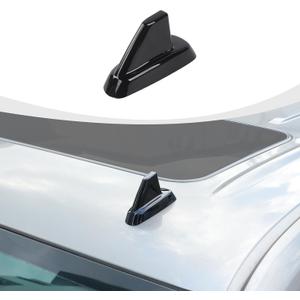 RAZPOY Shark Fin Antenna Base Cover Trim Compatible with Chevy Silverado & Suburban & Tahoe & GMC-Yukon & GMC-Sierra & Cadillac Escalade 2007-2013, Black