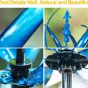 LimeHill Wind Spinner for Yard and Garden - Large Metal Kinetic Wind Sculptures, Yard Art Outdoor Decor (27 x 91 inches)
