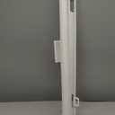 Reinforced 42 Extra Tall Retractable Dog Gate for Doorways 60 Wide Mesh Baby Gate, Tall Baby Gates for Stairs with Rods to Prevent Crawling Through Retractable Pet Gate Indoor Outdoor, White