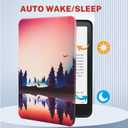 Smart Case Compatible with 7" Kindle Paperwhite 12th Generation (2024) and Kindle Colorsoft Signature Edition - Premium PU Leather Cover with Auto Sleep/Wake, Dimmed Night