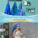 FuWeave 6 Pcs Oversized Beach Towel Set Large Sand Free Microfiber Bath Towel Thin Lightweight Absorbent Quick Dry Pool Towels for Adult Beach Hotel Bath Spa Picnic Yoga (Flower Ocean,32 x 63 Inch)