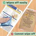 2pcs Diabetes Food List Chart & Meal Planner for Diabetics - Type 2 Diabetes Diet Plan Printable - Diabetes Information Chart w/Serving Size,Calories, Protein, Carbs, Glycemic Index (GI)