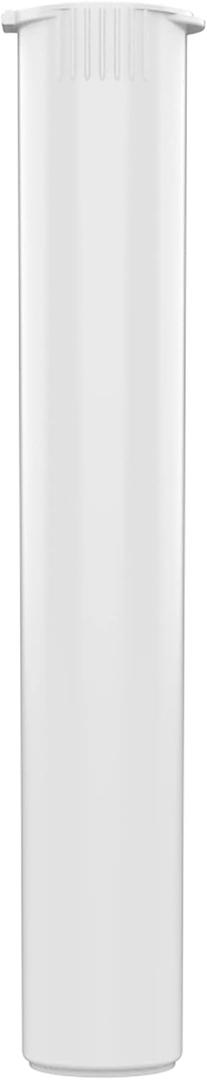 116mm CR Plastic Packaging Pop Top Tubes - Child Resistant Travel Holder Vial Containers - 500 Qty (White)