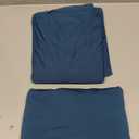 IVAPUPU 2 Pack 6FT Table Cloth for Rectangular Fitted Events Stretch Jean Blue Table Covers Washable Spandex Tablecloth Protector for Party, Wedding, Cocktail, Banquet, Festival