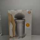 simplehuman 45 Liter/ 12 Gallon Semi-Round Hands-Free Step Trash Can, Brushed