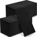 Kisston 200 Pcs Black Dinner Paper Napkins Disposable Linen Napkins Soft and Absorbent Guest Towel Disposable Cloth Hand Towels for Kitchen Bathroom Wedding Guest Towels Dinner Party Napkin
