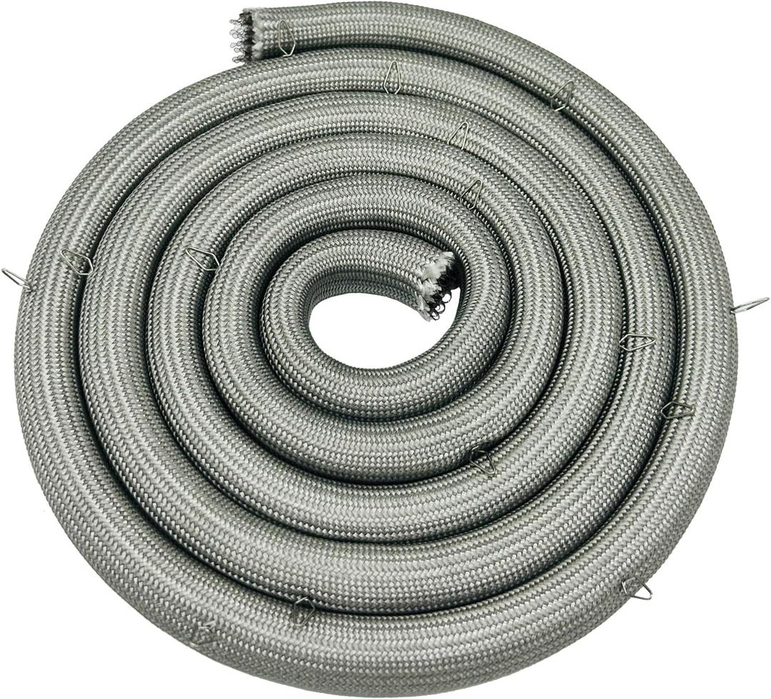 Upgraded WB04T10022 Range Oven Door Seal Gasket (17 Mounting Clips) for General Electric, Hotpoint, RCAm Seal Gasket Replacement, Replaces 910408, AH227138, EA227138, PS227138