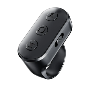 Scrolling Ring Remote for TikTok YouTube IG Shorts Video Landscape Portrait, Fingertip Wireless Scroller Page Turner Clicker for Kindle APP Compatible with iPhone iPad Android Phone Tablet