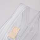 Clear Bag for 14cm/5.5in Generation II Sitting Plush Doll, Hanging Protective Display Case, Portable Travel Crossbody Bag with Strap-White 1 Pack (Doll not Included)