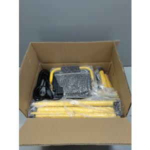 Upgraded LED Work Lights with Stand, 21000 Lumen, 3-Head Adjustable Work Light, Waterproof Foldable Tripod, Extended Cord for Outdoor & Indoor Job Sites, Workshops, Construction, Garage Lighting