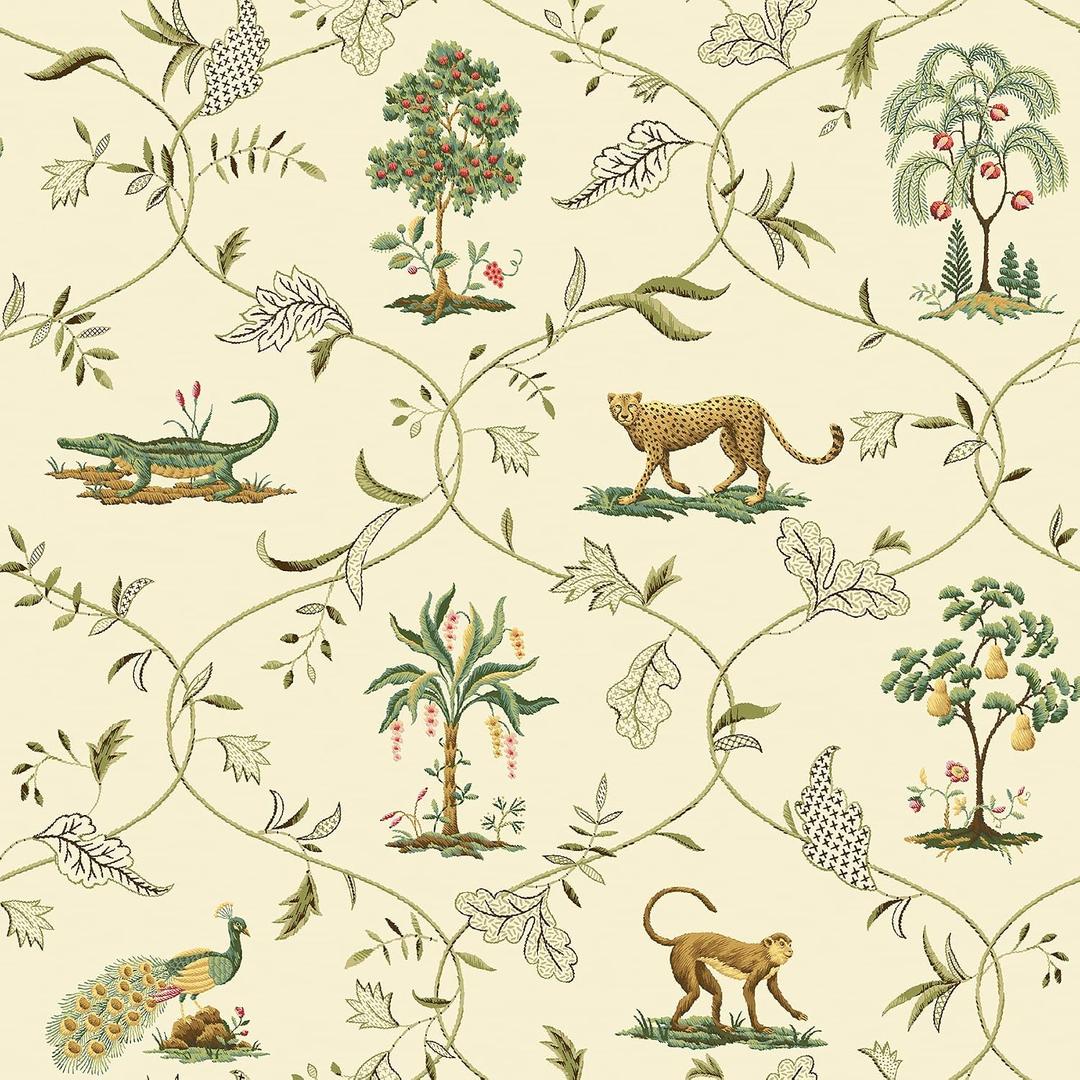 Surface Style Villandry Peel and Stick Wallpaper for Nursery, (Willow)
