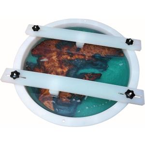 Resin Mold Large No Seal Round Deep -Kalinta 24inch Reusable Epoxy Round Molds for Resin Clock, Serving Tray Board, End TableFloral Preservation Bouquet