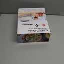 5-Speed Electric Hand Mixer, 800W Handheld Mixer with Turbo for Baking & Cooking, Kitchen Food Mixer with Storage Case & 6 Stainless Steel Attachments (2 Beaters, 2 Dough Hooks, 2 Whisks), White