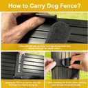 Dog Playpen for Indoor,Outdoor,Yard,RV Camping,24 in 8 Panels Dog Play Pen | Heavy Duty Metal Dog Gate,Anti-Rust Coating Dog Fence Exercise Pen for Puppy and Small Dogs