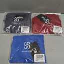 3 x SUUKSESS Women Double Lined Going Out Trendy Crop Tops Ruched Sleeveless Shirts, (Mix Colors) (L)