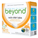 Beyond Auto Dishwasher Tablets [32 tablets]  Fragrance & Dye Free  Certified Biobased. Powerful. PlantBased Ingredients