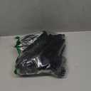 36 PCS Disposable Serving Utensils for Party - 12 Set Including Black Plastic Spoons, Tongs and Forks