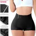 Butt Lifting Panties, Tummy Control Shapewear for Women Compression Underwear Short Lace Butt Lifter Shapewear