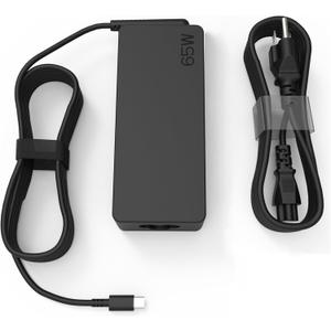 65W 45W USB C Laptop Charger Compatible with Lenovo ThinkPad T14 T15 T16 E16 E15 gen 1 gen 2 X1 Yoga L13 7i Computer AC Power Adapter for ThinkPad T480 T490 P52s Chromebook 2nd Gen Cord