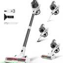 Cordless Stick Rechargeable Vacuum Cleaner, Lightweight, 55min Runtime, 9 in 1 Powerful Suction, Self Standing, Anti Tangle LED Headlight, Ideal for Carpets, Hardwood Floors, Pet Hair, and Home