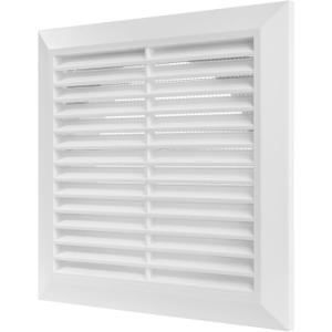 Vent Systems 6" Duct - 8" x 8" Outside Inch Air Vent Cover - Bathroom Exhaust Vents Pipe - White Louvered Outdoor Dryer Vent Cover - White 150 mm 200 x 200 mm (6" - White)