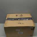 MR&HM Satin Comforter Queen 7 Pieces - Luxurious Pinch Pleat Bedding Set with Comforter, Flat Sheet, Fitted Sheet, Pillowcases & Shams, Super Silky Soft Bed Set for All Season (Queen, Black)