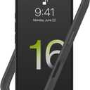 RhinoShield Bumper Case Compatible with [iPhone 16] | CrashGuard - Shock Absorbent Slim Design Protective Cover 3.5M / 11ft Drop Protection - Graphite