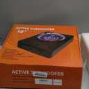 NEW 10" 1200W Subwoofer,RGB Slim Underseat Car Subwoofer and Amp Package.Under Seat Subwoofers with Amp,Individual Control for Low Pass/Gain/Boost Bass.Deep Bass Perfect for Truck/SUV/Jeep/MPV