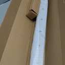 36" Brushed Finish Cable Railing Post, Fixed Top Level Drilled Railing Line Post with Cable Sleeves, Stainless Steel Horizontal Hole Handrail Deck Wire Railing Post for Cable Railing System (1x Line Post)