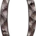 BetLight Cast Iron House Numbers-5 Inch Rustic Address Number- Solid & Heavy Duty/Easy Install with Matching Screws-Number 0