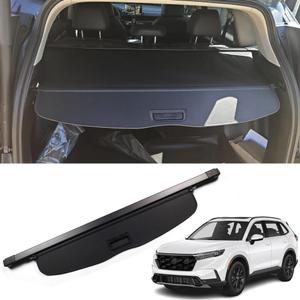 Marretoo 2023 2024 2025 for Honda CRV Cargo Cover (Include Hybrid) for Honda CR-V Accessories Black Retractable Trunk Cover Security Shield Shade(for CRV 2023-2024)