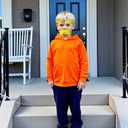 ZLIXING Yellow Fake Mustache and Eyebrows for Costume Accessories Kids Adult Men Women Party Favor