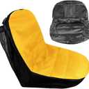 Riding Lawn Mower Seat Cover Compatible with John Deere,Tractor Seat Cover Compatible with Cub Cadet,for Craftsman,Mower Seat Cushion (Medium) (Yellow)
