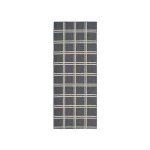 GA Pure Plaid 24×60" Runner&Cinder/Silver
