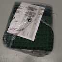 Jacquotha Waffle Hand Towels Set of 2 (Hunter-Green) Cotton, Quick Dry, Lint Free, 13 x 29, Bathroom Decor & Kitchen Towels