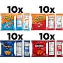 Frito-Lay Doritos & Cheetos Mix Variety Pack, 2.42 Pounds, (Pack of 40) (EXP 06/30/26)