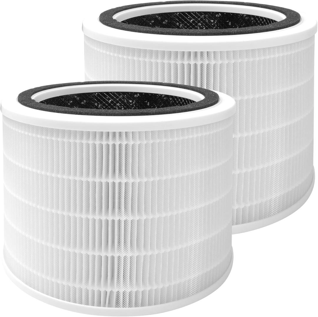 Core 200S HEPA Filter Replacement, Compatible with LEVOIT Core 200S Core 200S-P Smart WiFi Air Purifier, Fit for Levoit Core 200s Replacement Filter, 3-in-1 High-Efficiency Activated Carbon, 2 Pack