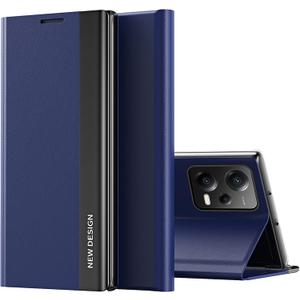 CCSmall Thin Slim Flip Case for Xiaomi Redmi Note 12 Pro 5G, Case for Xiaomi Poco X5 Pro, Business PU Leather Shockproof Protective Phone Cover Case for Xiaomi Redmi Note 12 Pro 5G CX Deep Blue