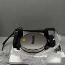 Waffle Maker, 1400W Belgian Waffle Maker, Double Waffle Iron 180 Flip, Rotating Nonstick Plates, Adjustable Browning Control, Locking Buckle & Cool Touch Handle, Removable Drip Tray, Stainless Steel