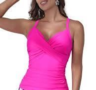 B2prity Women's One Piece Swimsuits Tummy Control Front Cross Bathing Suits Tie Back Slimming V Neck Swimwear(Hot Pink), M B2prity Women's One Piece Swimsuits Tummy Control Front Cross Bathing Suits Tie Back Slimming V Neck Swimwear(Hot Pink), M