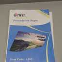 Uinkit 100 Sheets Matte Presentation tabloid paper 11x17 photo paper matte Double Sided 37lb Brochure Paper 6.5Mil for laser and Inkjet Printers (11x17 Inches)