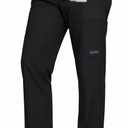 Nautica Scrub Pants for Women - Straight Leg Open Bottom Professional Medical Uniform Stretch Soft Scrub Bottoms for Woman XL