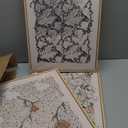 Framed William Morris Canvas Wall Art for Living Room, Set of 3 Large Neutral Floral Botanical Prints, Vintage Rustic Boho Pictures for Bedroom Hallway Office, 16x24 Inch